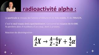 TTR S2PASSUES2  Biophysique  La radioactivité 3 [upl. by Eilime6]