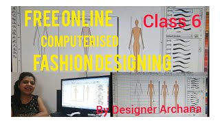 CAD l Fashion Croqui l Corel Draw l Fashion Illustration  dvet e learning [upl. by Mariana]