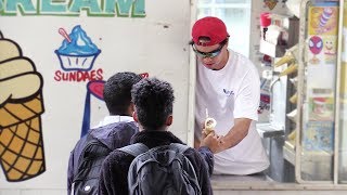 FAKE ICE CREAM TRUCK EMPLOYEE PRANK [upl. by Olzsal]