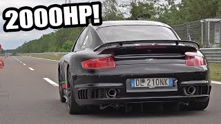 2000HP Porsche 9ff 911 GT2 Turbo Acceleration 0364 KMH 😱 [upl. by Liw]