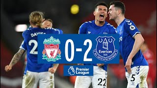 LIVERPOOL 02 EVERTON  PREMIER LEAGUE HIGHLIGHTS [upl. by Aikimat]