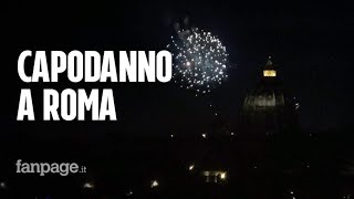 Capodanno i fuochi dartificio illuminano la Capitale [upl. by Luar]