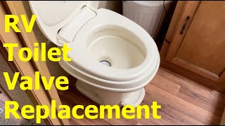 Thetford RV Toilet valve replacement [upl. by Fey625]