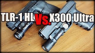 Streamlight TLR1 HL Vs SureFire X300 Ultra [upl. by Faucher]