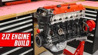 Toyota 2JZ Engine Build  Full Start to Finish [upl. by Aira]