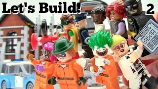 THE LEGO BATMAN MOVIE Arkham Asylum 70912  Lets Build Part 2 [upl. by Buskus]