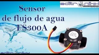 medidor de caudal fs300a con arduino [upl. by Neeroc679]