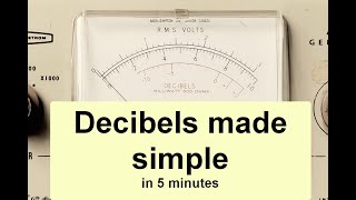 Decibels made simple in 5 minutes [upl. by Sommer]