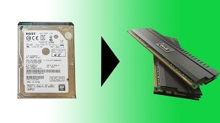 How to Convert Hard drive Space into More RAM [upl. by Enilesoj]