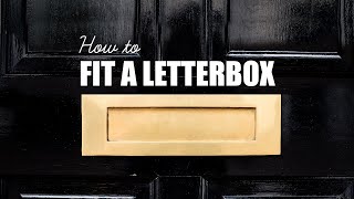 How To Install a Letterbox To a Door  DIY Know How [upl. by Meris]