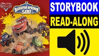 Cars Read Along Story book Read Aloud Story Books Cars  The Radiator Springs 500 12 [upl. by Marx]