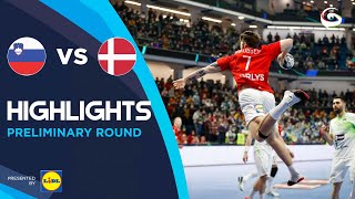 Slovenia vs Denmark  Highlights  Preliminary Round  Mens EHF EURO 2022 [upl. by Sylvie]