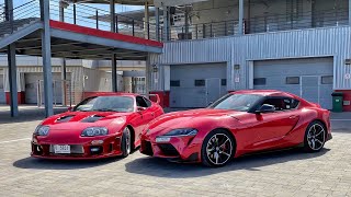 Toyota Supra  Old vs New [upl. by Bravar]