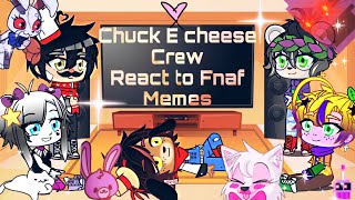 ♥︎Chuck E Cheese reacts to Fnaf♥︎ ꧁CosmicNuggs꧂ [upl. by Ailev]