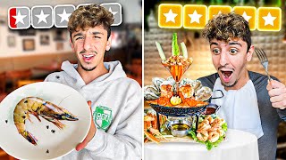 Worst Reviewed Seafood VS Best Reviewed Seafood 10000 [upl. by Yvette]