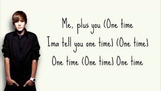 One Time  Justin Bieber  Lyrics  My World Studio Version [upl. by Peednus]