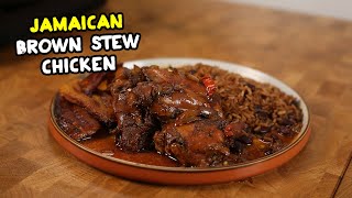 EASIEST Jamaican Brown Stew Chicken recipe  ABSOLUTELY DELICIOUS [upl. by Elmira244]