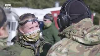 Worlds toughest female soldiers Norwegian Girls [upl. by Wilmott]