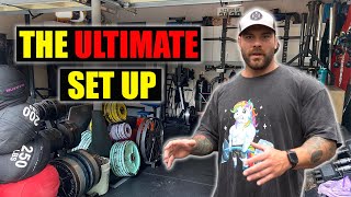 Garage Gym Tour  Everything you need to get STRONG [upl. by Horgan]