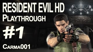 Resident Evil HD  Partie 1  Playthrough FR HD [upl. by Analrahc]