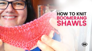 Beginners Guide to Knitting Asymmetrical Triangle Shawls [upl. by Ehr]