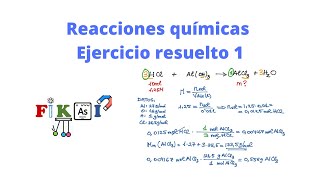 Reacciones químicas  Ejercicio resuelto 1 [upl. by Derrej]