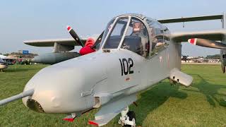 OV10 Bronco Appearing at AirVenture [upl. by Kcirdnekel]