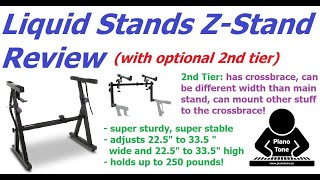 Liquid Stands ZStand Review With 2nd tier [upl. by Pail]