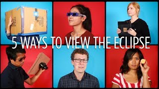 5 Safe Ways To View The Eclipse [upl. by Niwrad602]