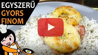 Ananászossajtos csirkemell  Recept Videók [upl. by Nnasus]