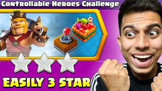 How to 3 Star Controllable Heroes Challenge in Clash of Clans [upl. by Halyk744]