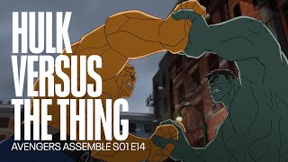 Hulk versus The Thing  Avengers Assemble [upl. by Ahsieken]