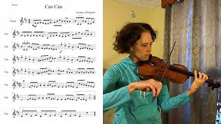 Can can para VIOLIN [upl. by Ingelbert]