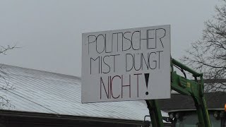 Bauernprotest  TraktorKonvoi durch GeisenfeldOberbayern [upl. by Lucchesi]