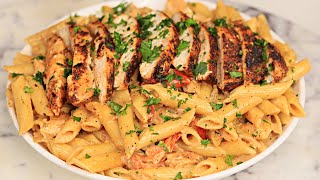 EASY CREAMY CHICKEN PASTA RECIPE [upl. by Honora]