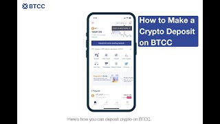 How to deposit crypto on BTCC [upl. by Kcirrad]