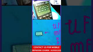 capacitor value checking with multimeter  Mobile repairing course  Smart Mobile Solution [upl. by Lucie937]