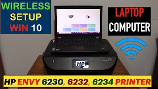 HP Envy Photo 6230 6232 6234 SetUp Windows 10 Laptop  PC [upl. by Arocat295]