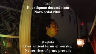 Gregorian chant Veni Creator Spiritus Lyric Video [upl. by Dari]