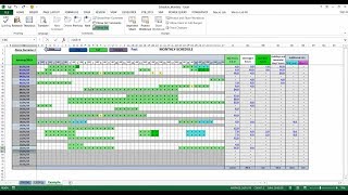 VBA Excel Schedule automation [upl. by Salome356]