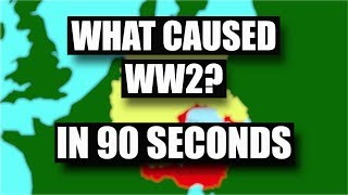 What Caused World War Two in 90 Seconds [upl. by Rother]