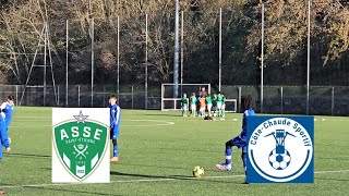 ASSE 40 CÔTE CHAUDE SPORTIF U11 STADE AUGUSTE DURY [upl. by Biddie357]