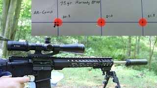 223556  White Oak Armament 18quot SPR Barrel BreakIn and Accuracy Tests [upl. by Ciredor]