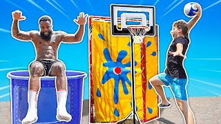 Make the Shot Dunk the Tank 2HYPE Basketball Carnival Games [upl. by Eelam]