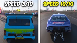 Top 5 FASTEST Drag Cars in Forza Horizon 5 [upl. by Munster775]