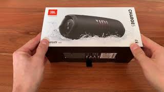 JBL Charge 5 unboxing and bass radiator close up Look at the impressive excursion [upl. by Nuahsak]