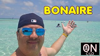 Our Cruise Adventure Bonaire Island ride to Sorobon Beach Swimming Dock Runners and more [upl. by Llyrpa]