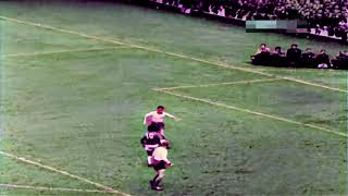 Pele goal vs Sweden final World Cup 1958 COLOUR [upl. by Gilead]