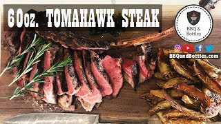 Grilling a 60 oz Tomahawk Ribeye Steak [upl. by Birck]