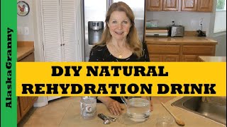 DIY Natural Rehydration Drink Homemade Electrolyte Hydration Recipe Liquid IV Covid Cold Flu [upl. by Awra742]